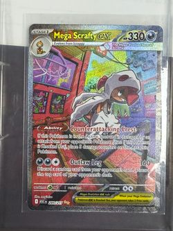 Pokemon Ascended Heroes Mega Scrafty ex SIR