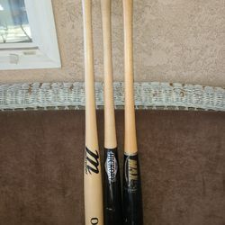 Baseball Wood Bats 33-33.5-34