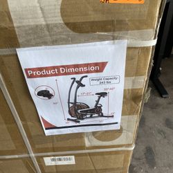 Upright Air Bike with Unlimited Resistance