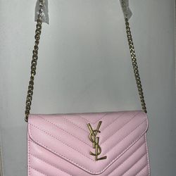 YSL pink bag
