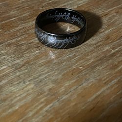 The lord of the rings The One Ring (black)