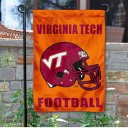 Virginia Tech Football 🏈 Helmet Garden Flag. NEW ! 