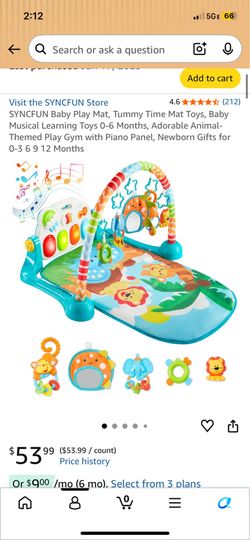 Tummy time mat with music kickboard