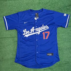 Los Angeles Dodgers Shohei Ohtani New Blue In Game Jersey