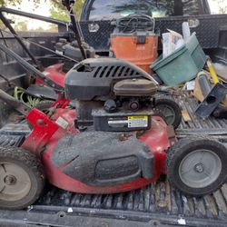 Broke Lawn Mower Parts