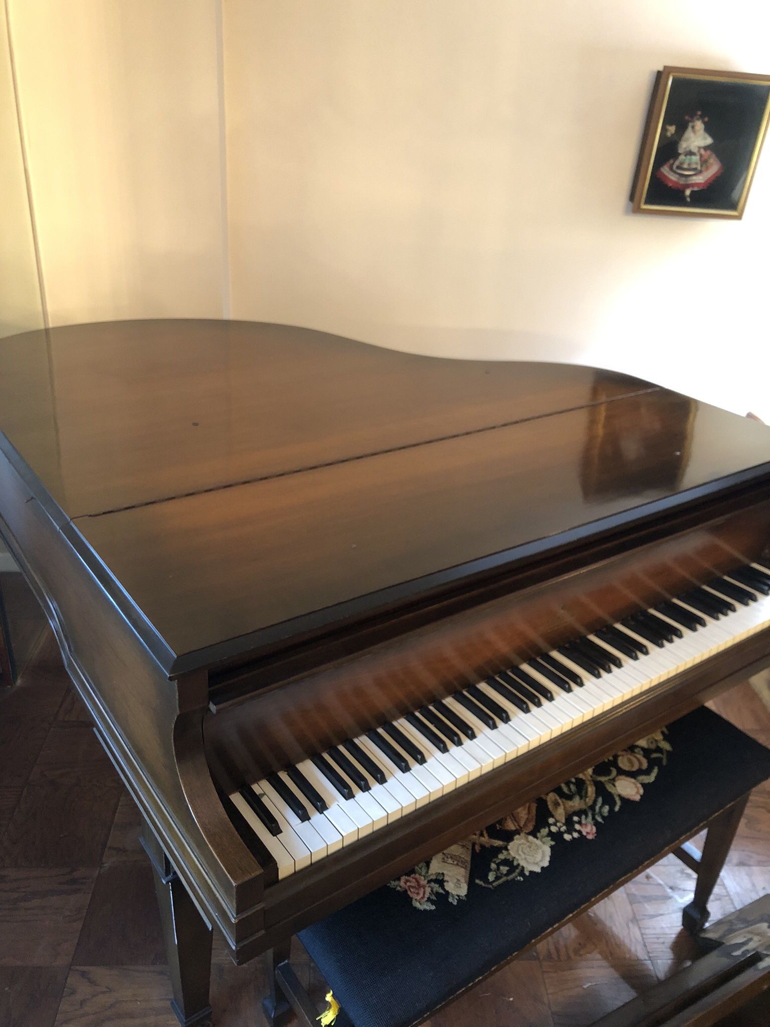 1939 Janssen Baby Grand Piano
