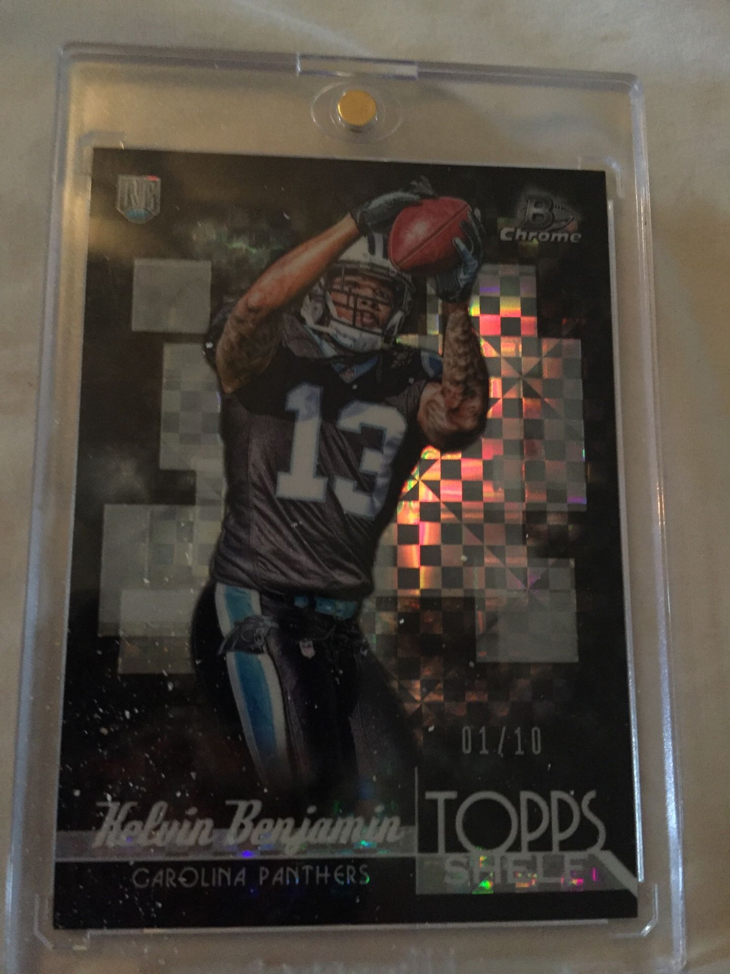 Kelvin Benjamin Carolina panthers bowman chrome