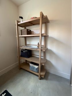 Mid-Century wood shelf