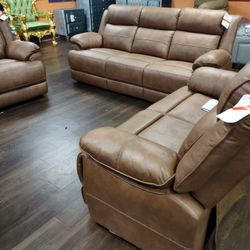 New Comfortable Fabric Sofa And Loveseat Both