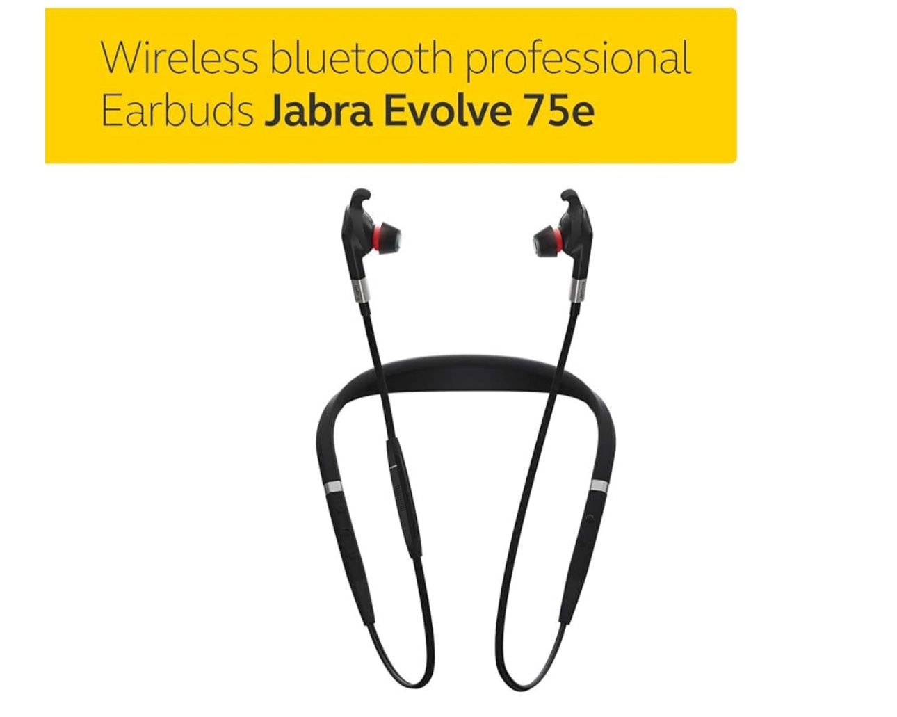 NEW Jabra Evolve 75e Wireless Bluetooth Professional Earbuds
