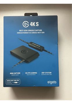 New Elgato 4K S External Capture Card 20GBR9901
