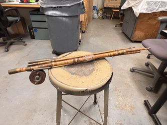 Vintage Fly Reel Pole
