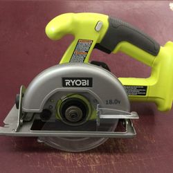 RYOBI CORDLESS 5-1/2” CIRCULAR / TRIM SAW 18V  **BARE TOOL**