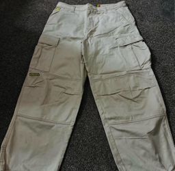 Cream color cargos pants from zumiez
