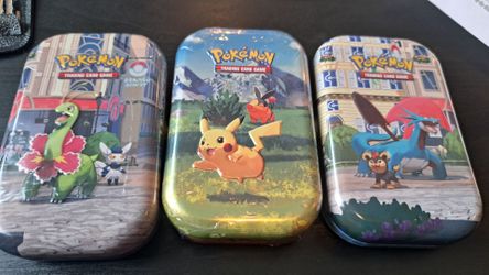 Sealed Pokémon tcg Mini Tins Set of 3