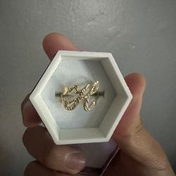14k Initial Ring