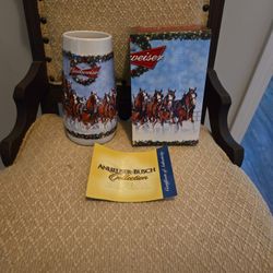 2009 Budweiser Holiday Stein 