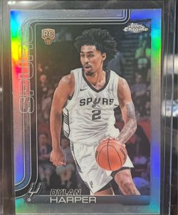 Dylan Harper topps chrome silver rookie