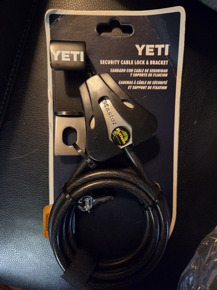 Yeti Security Cable Lock & Bracket