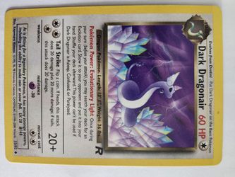 1999 Pokémon Dark Dragonair Rare Team Rocket 33/82 WOTC Vintage NM 