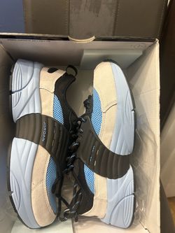 Jordan Sneakers Cream Blue Black