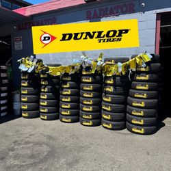 215-45-17 Tires 80k Warranty 680$ Installed Dunlop Tires 