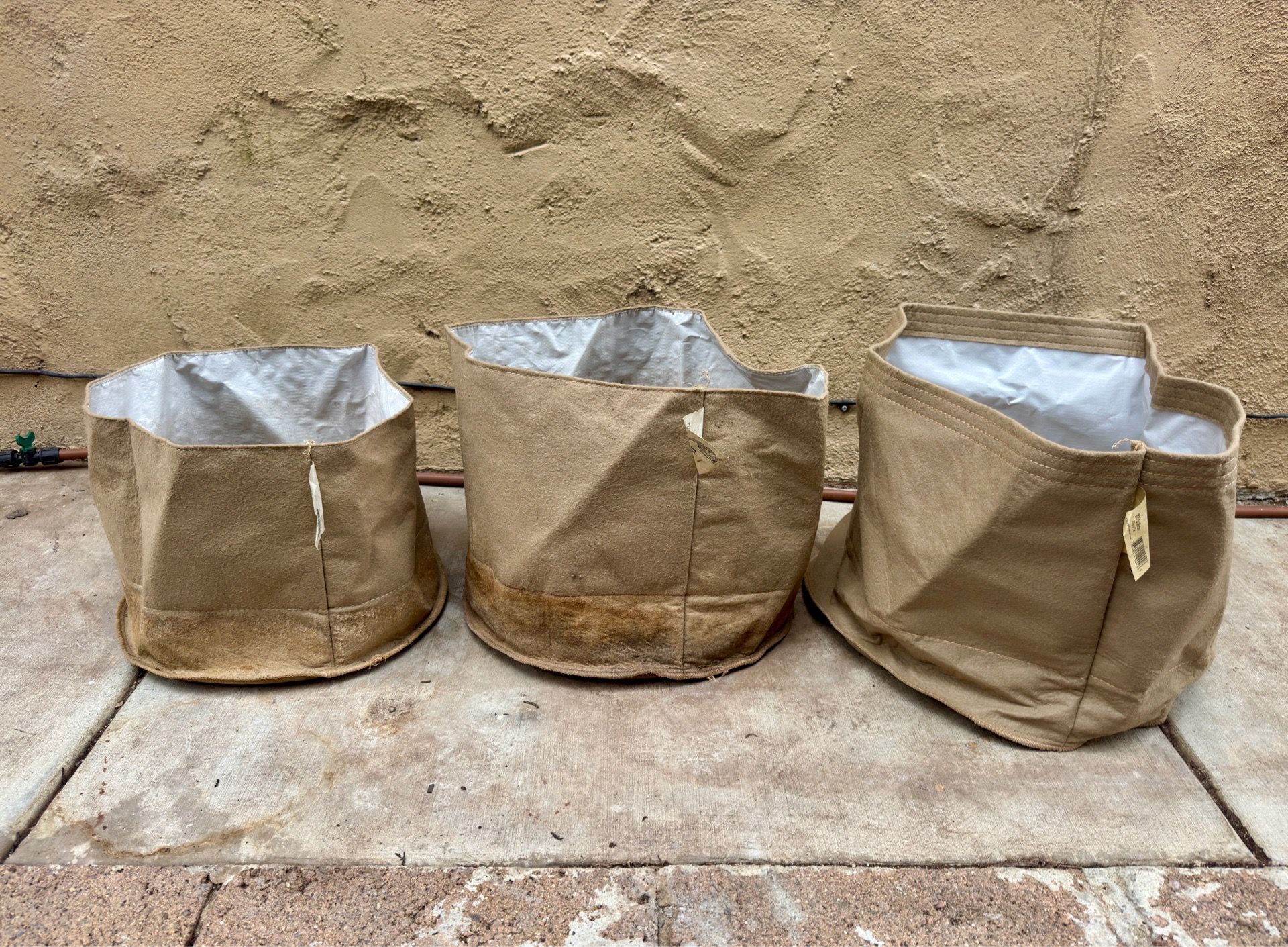Grassroots Fabric Pots - 10, 15 and 20 Gal