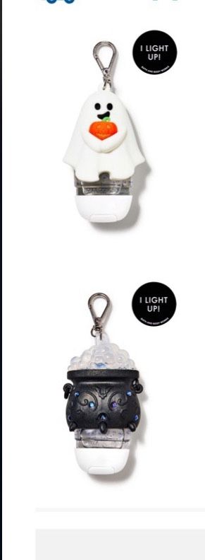 2025 Bath And Body Light-up Glow-in-the-Dark Ghost Hand Sanitizer Holder