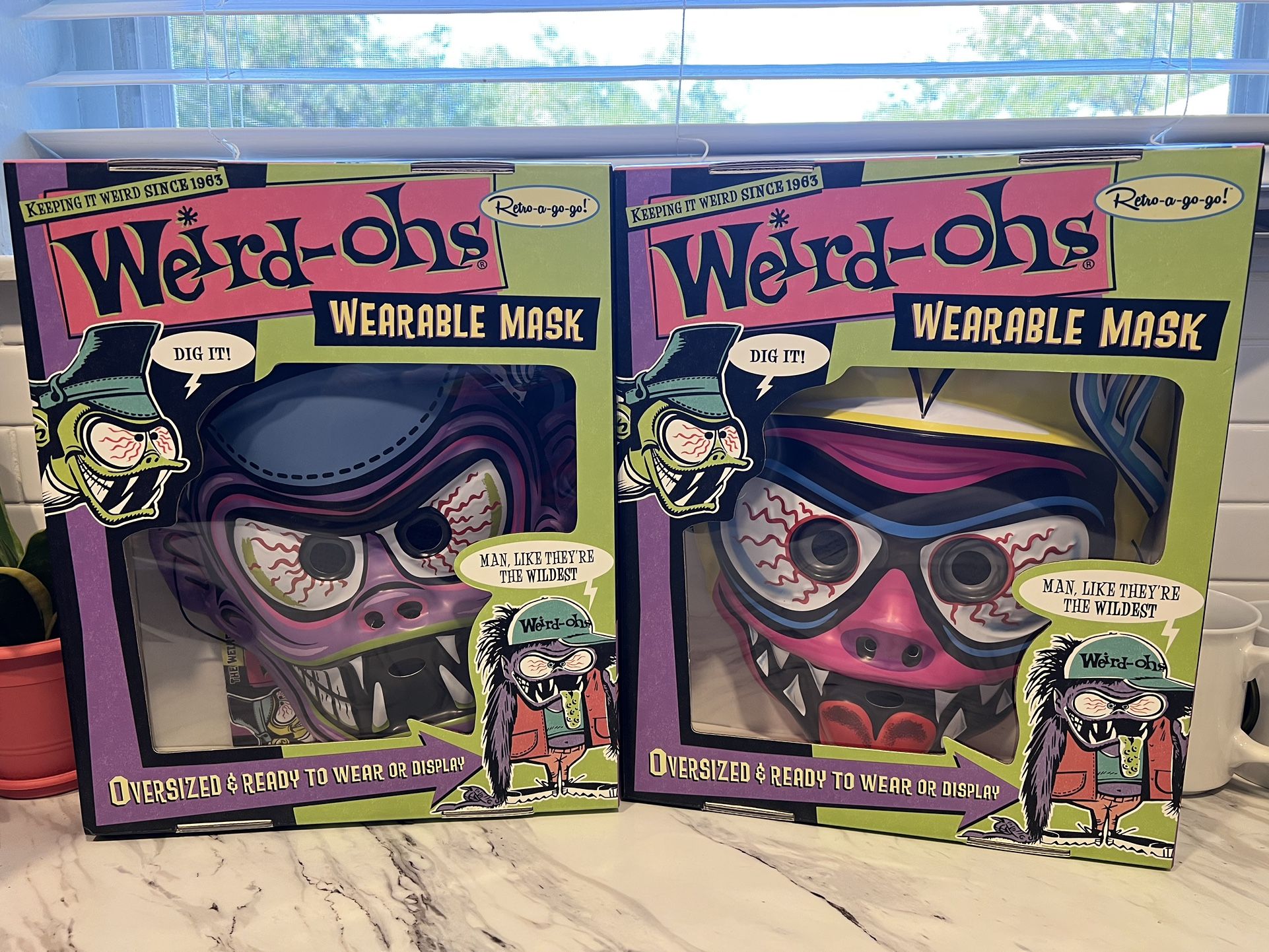 Retro-A-Go-Go Weird-Ohs Collectible Masks