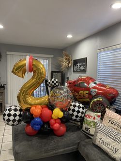 Cars Balloon Bouquet