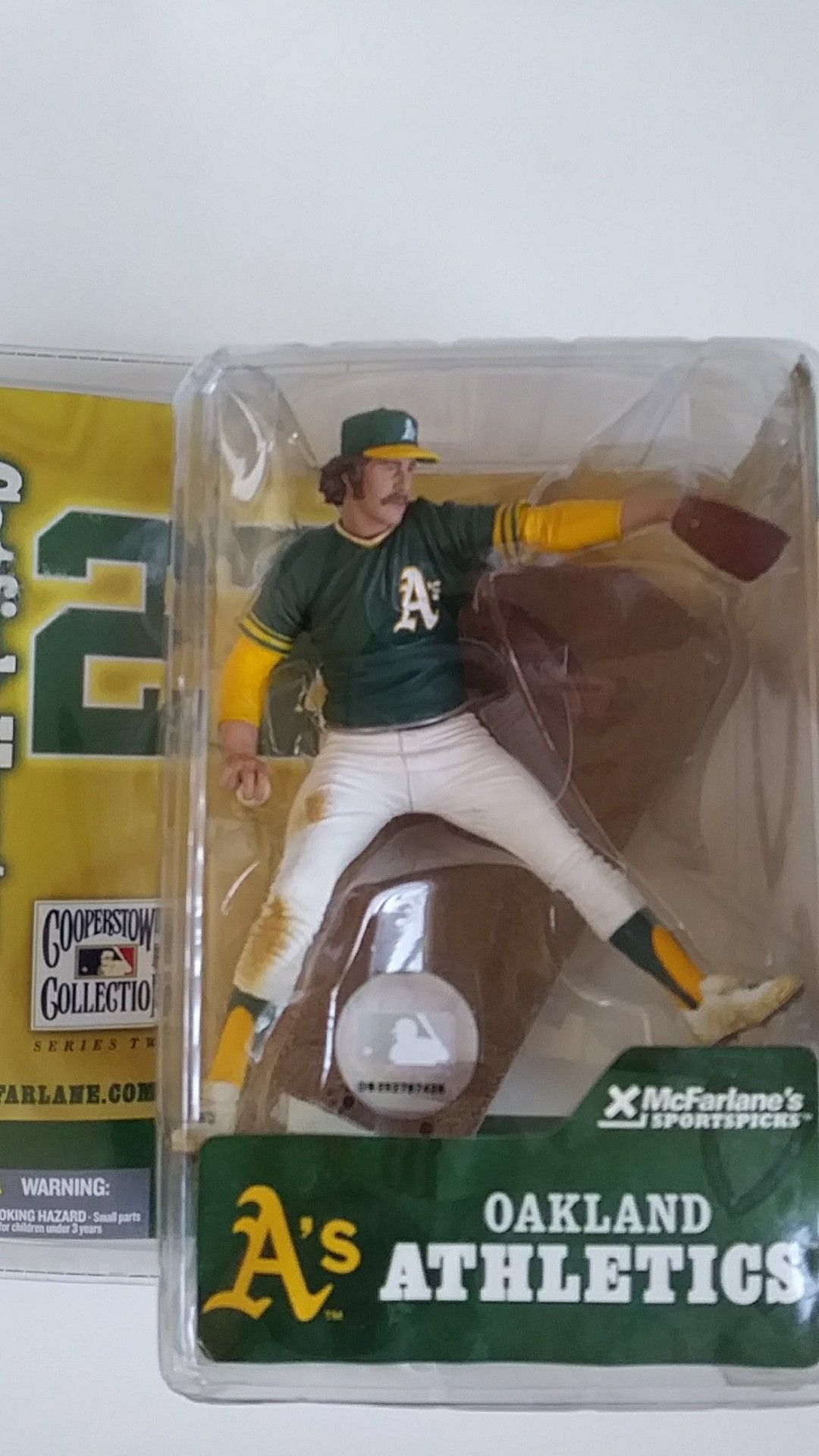 McFarlane toys MLB Cooperstown collection series action figure Jim catfish hunter