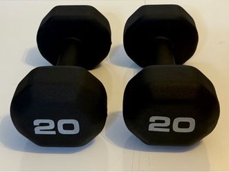 ⭕️ Pair of 20 LB Dumbbells – 40 LB Total Like New