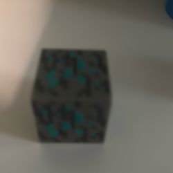 Diamond And Netherrack And Stone Block