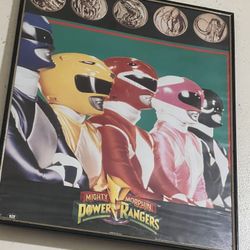 Rare Vintage Mighty Morphin Power Rangers Poster