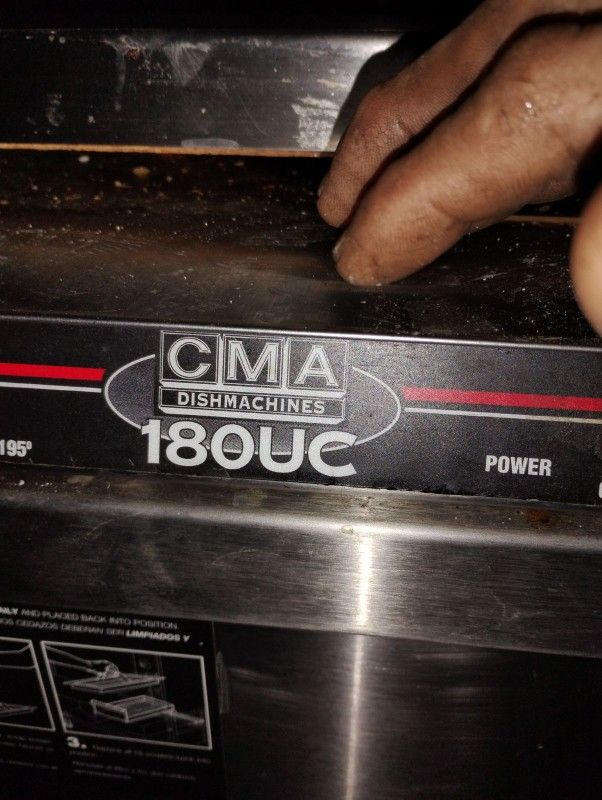 CMA 180UC Dish Machine Commercial Dishwasher
