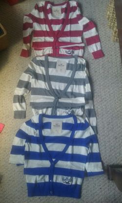 Hollister Cardigans $15 each size small
