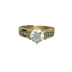 Ring Yellow Gold 14k. Engagement 