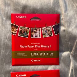 Canon photo paper plus glossy II
