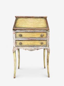 Vintage Italian Painted Drop-Leaf Desk, c.1950’s - Delivery Available
