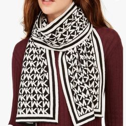 Michael Kors Ladies  Reversible Logo Scarf 