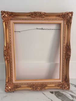 Gold Ornate Baroque Picture Frame