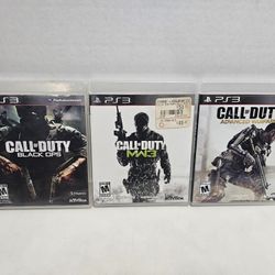 Lot of 3 Sony PS3 Call of Duty Games (PlayStation 3) COD Bundle

Tested and Working 