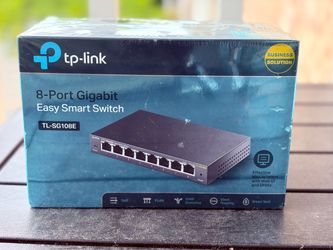 Brand New Sealed TP-Link 8-Port Gigabit Smart Switch – Network Upgrade!