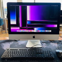 Apple iMac 21.5” 4K Retina 2017 3Ghz i5 8GB 256GB SSD Radeon Pro 555 2GB Graphics -Bad Camera