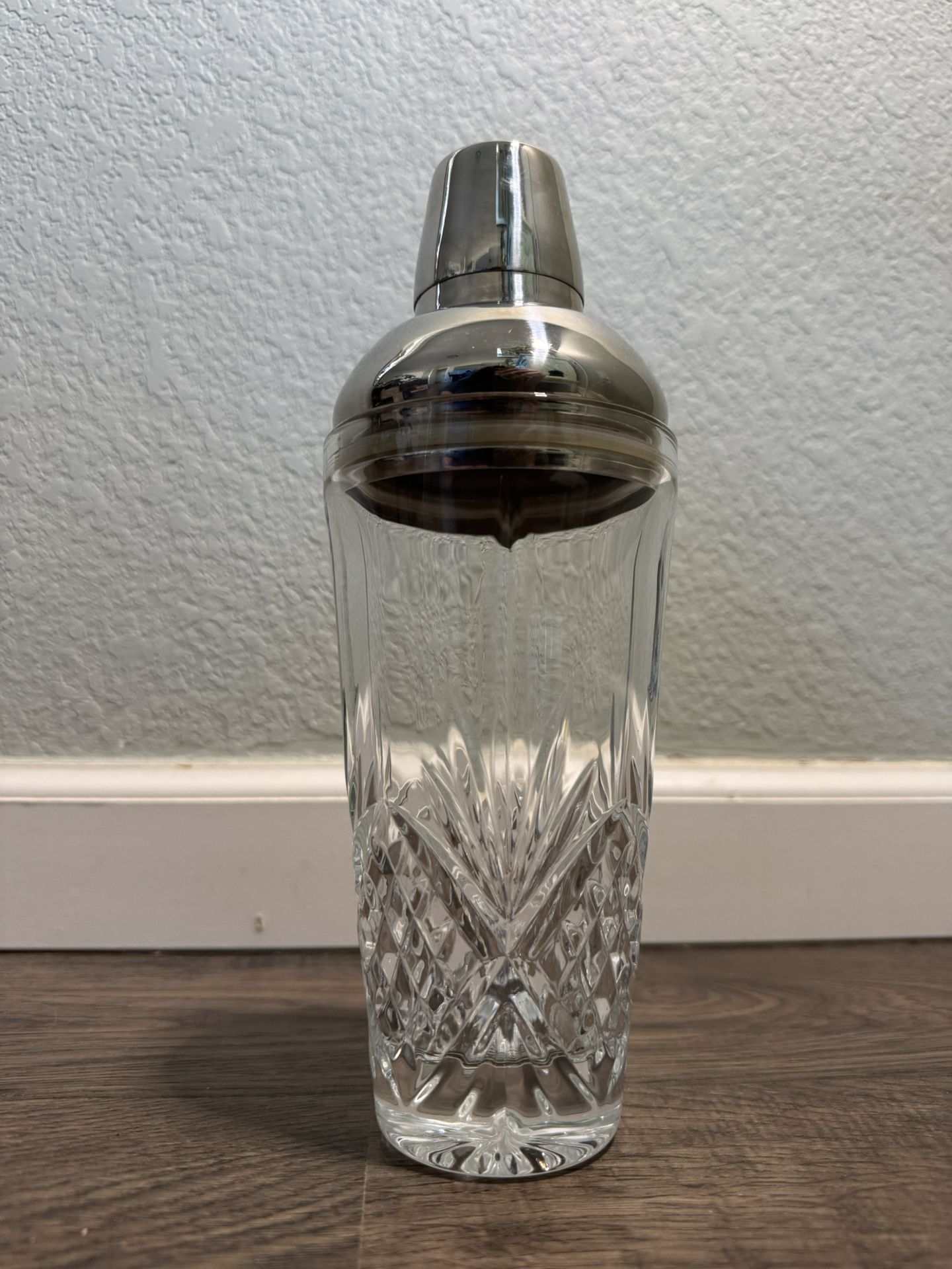 Vintage Crystal Cocktail Shaker (Heavy & Great Condition) 