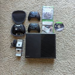 Xbox One Elite 1TB W/ Elite Controller + New Games