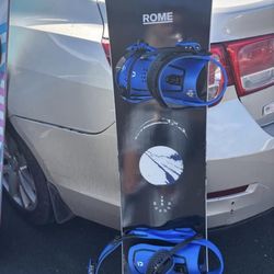 Rome 155 Snowboard With M Bindings 