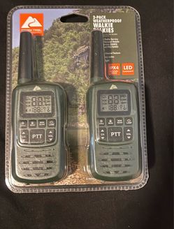 Ozark Trail 2-Pack Weatherproof Walkie Talkies