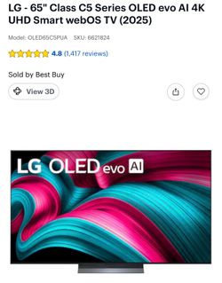 65 LG OLED evo Ai