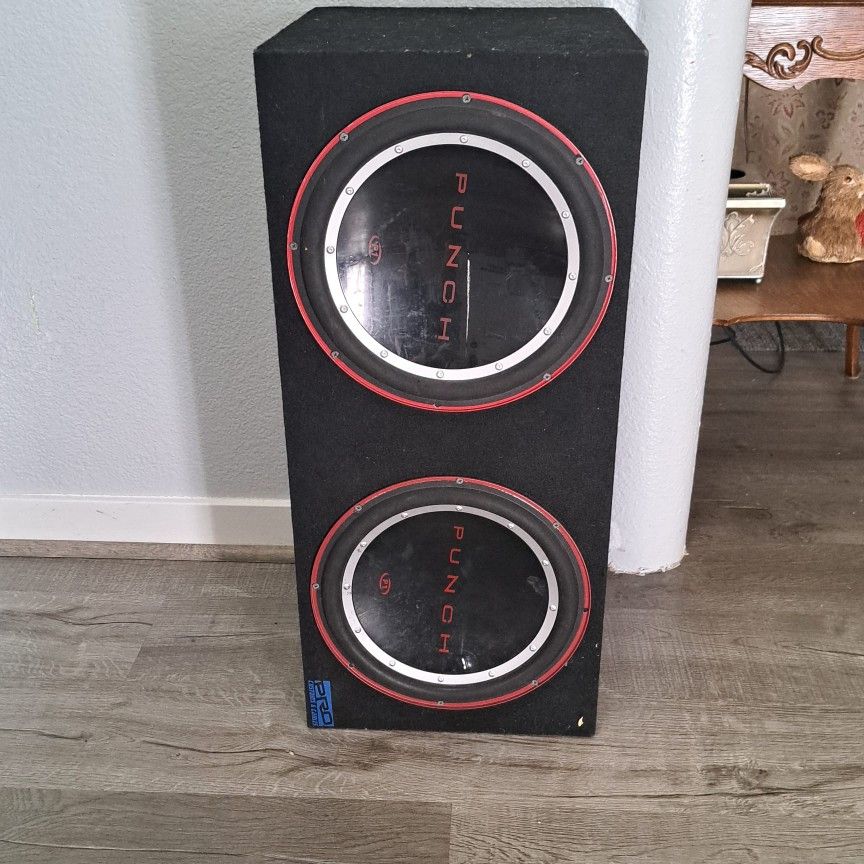 Bosinas 12 Con Su Cajon Marca Ponch